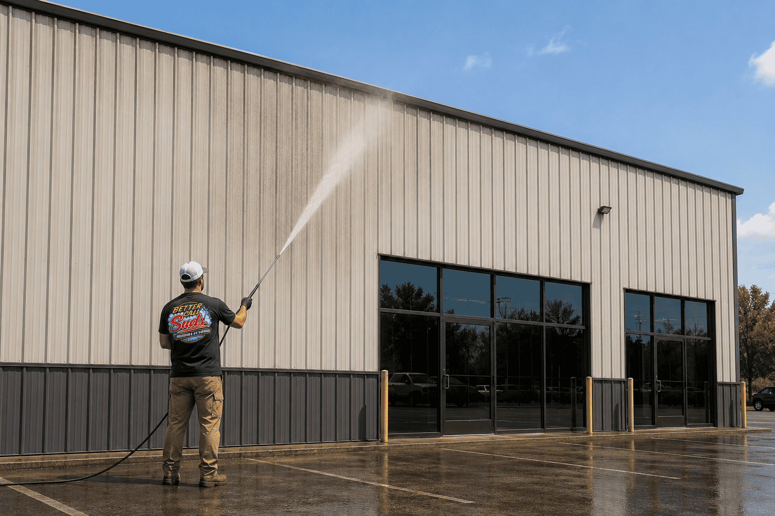 Commercial Exterior Washing in Asheville, NC